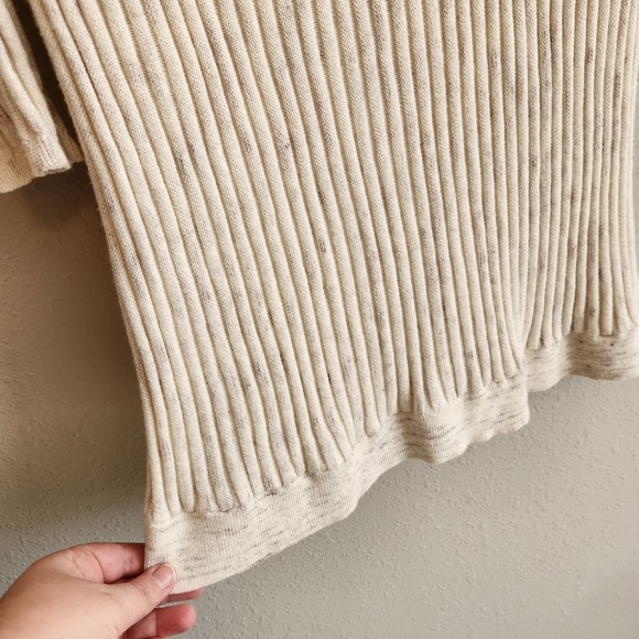 Anthropologie Moth Heathered Ribbed Sweater Dress Size Large - Picture 6 of 13